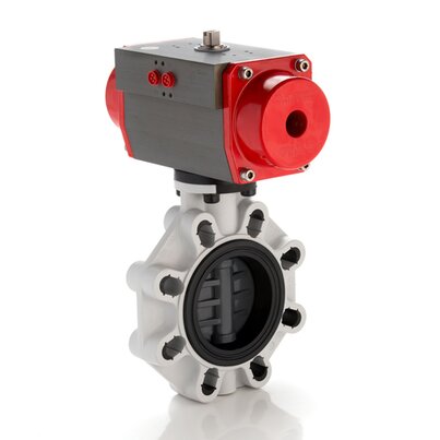 FKOV/CP DA - Pneumatically actuated butterfly valve DN 40:65