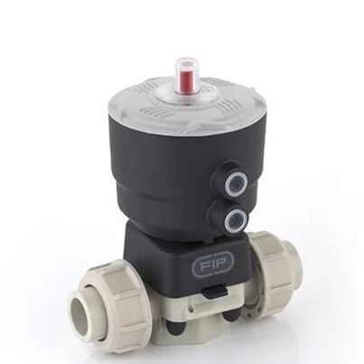 DKOAM/CP DA - Pneumatically actuated 2-way diaphragm valve PN 10 DN 15:65