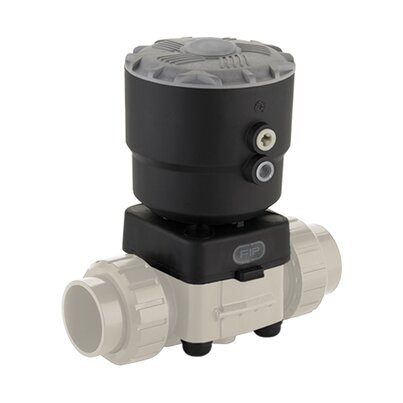 DKBDM/CP NC - Supapă cu diafragmă cu 2 căi acționată pneumatic PN6 DN 15:65