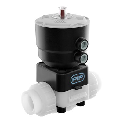 DKOAF/CP DA - Supapă cu diafragmă cu 2 căi acționată pneumatic PN 10 DN 15:65