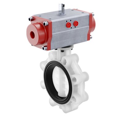 FKOF/CP DA - Pneumatically actuated butterfly valve DN 350:400