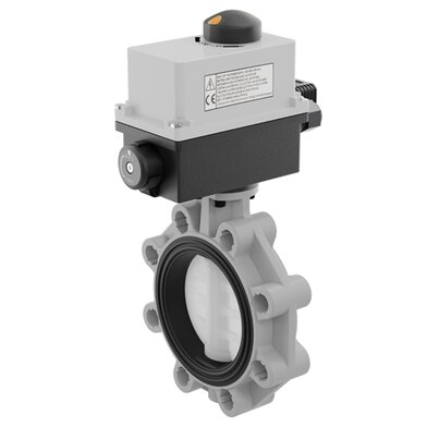 FKOF/CE 24V AC/DC - Electrically actuated butterfly valve DN 250:300