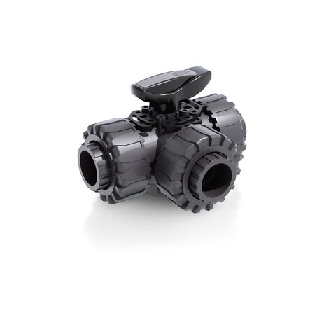 LKDIV - DUAL BLOCK® 3-way ball valve DN 10:50