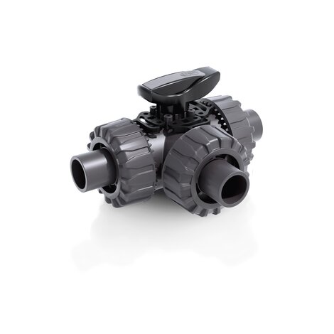 TKDDV - DUAL BLOCK® 3-way ball valve DN 10:50