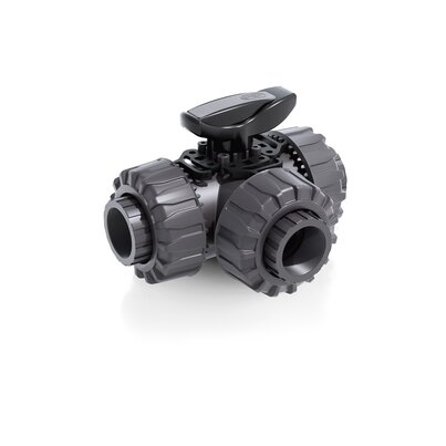 TKDFV - DUAL BLOCK® 3-way ball valve DN 10:50