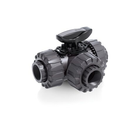 LKDFV - DUAL BLOCK® 3-way ball valve DN 10:50