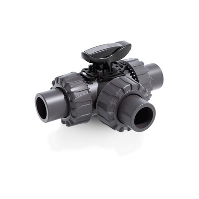 LKDJV - DUAL BLOCK® 3-way ball valve DN 10:50