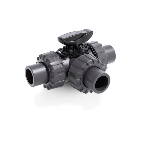 LKDJV - DUAL BLOCK® 3-way ball valve DN 10:50