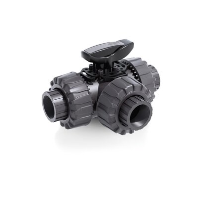 TKDGV - DUAL BLOCK® 3-way ball valve DN 10:50