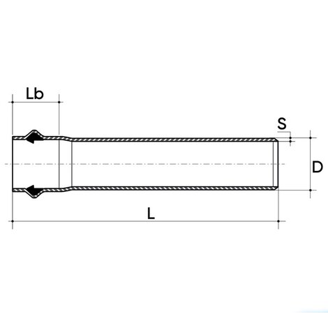 Pressure pipe VDA PN10