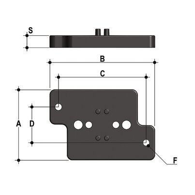 PMDK Wall mounting plate Kit