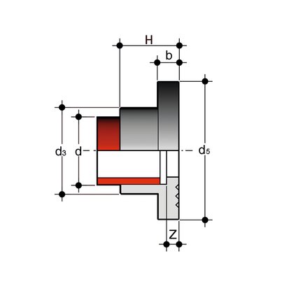 QRAM - Fitting for socket welding, stub