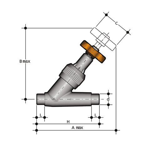 VVDV - Angle seat valve DN 10:50