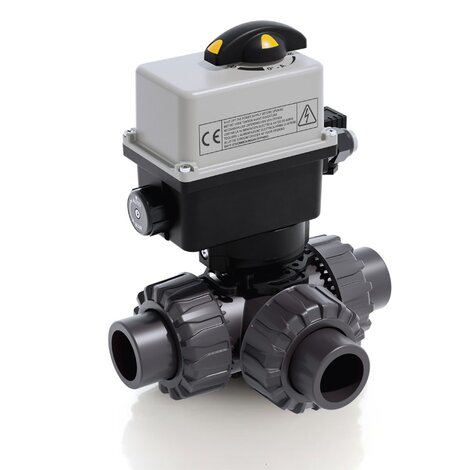 LKDAV/CE 90-240 V AC - Electrically actuated ball valve DN 10:50