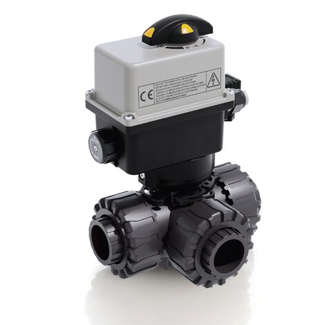 LKDIV/CE 24 V AC/DC - Electrically actuated ball valve DN 10:50