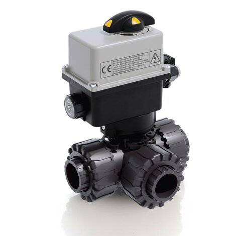 LKDIV/CE 90-240 V AC - Electrically actuated ball valve DN 10:50