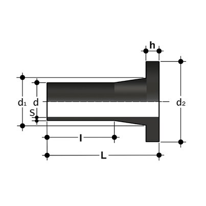 QDE SDR11 - Stub flange