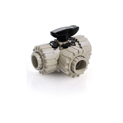 LKDIM - DUAL BLOCK® 3-way ball valve DN 15:50