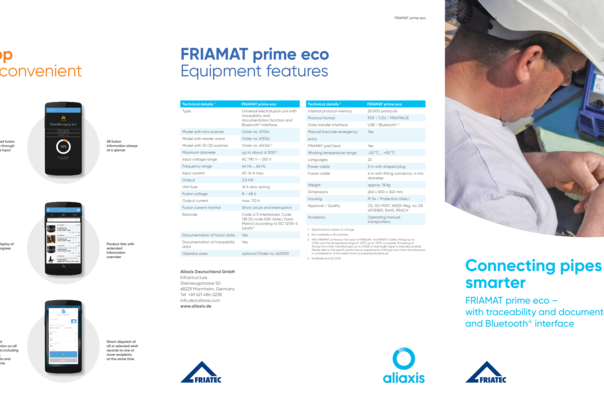 FRIAMAT prime eco - Universal fusion unit with documentation and traceability function, and bluetooth