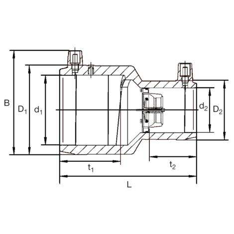 Gas-Stop Sentry GS by Maxitrol in Reducer