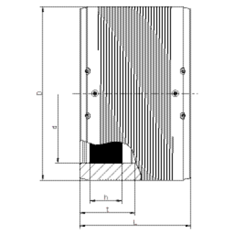 Coupler without inner stop, SDR 11