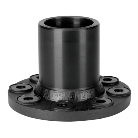 Full faced flange (spigot fitting)