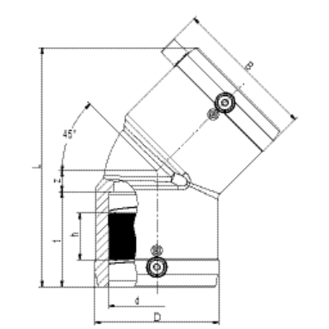 Elbow 45°, SDR 11