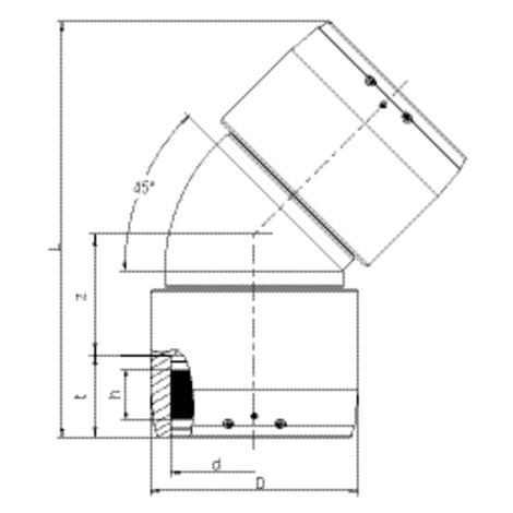 Elbow 45°, SDR 11