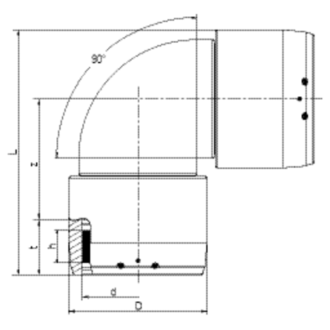 Elbow 90°, SDR 11